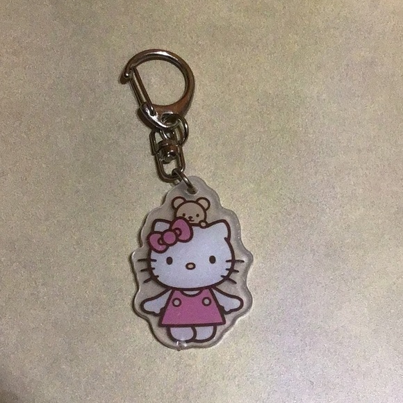 New Hello Kitty 4 Lot keychains pink - Picture 4 of 5